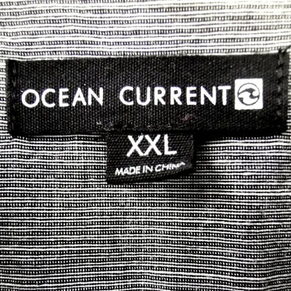 Ocean Current EUC Men's XXL Button Down Gray Shirt - Picture 13 of 14